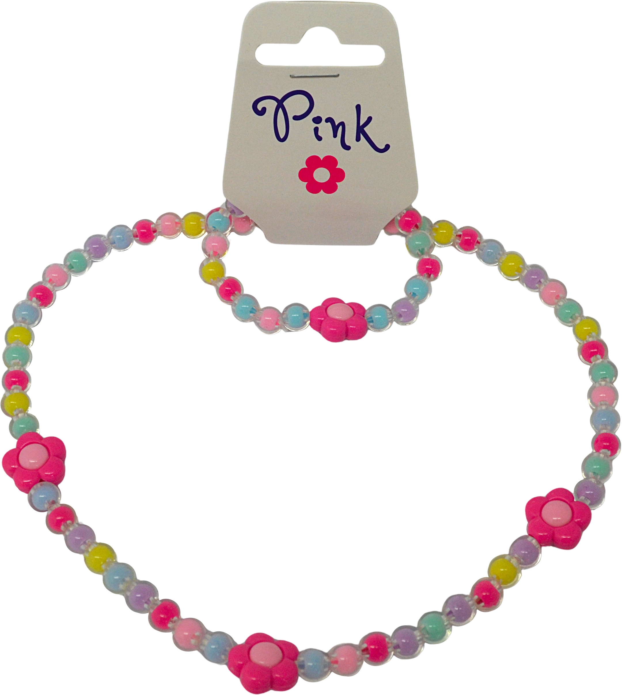 Set náhrdelníku a náramku Kytka pro děti