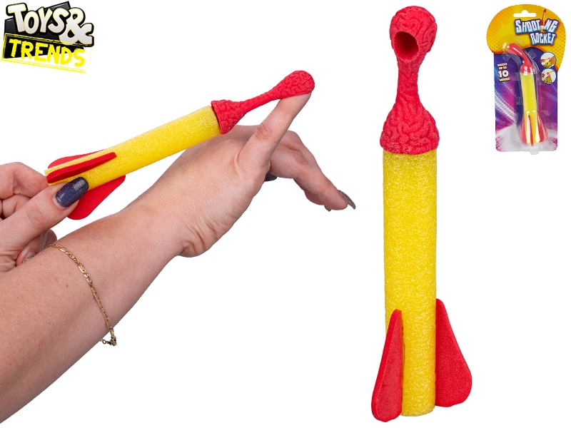Levně Vystřelovací raketa 15 cm pro děti TOYS & TRENDS