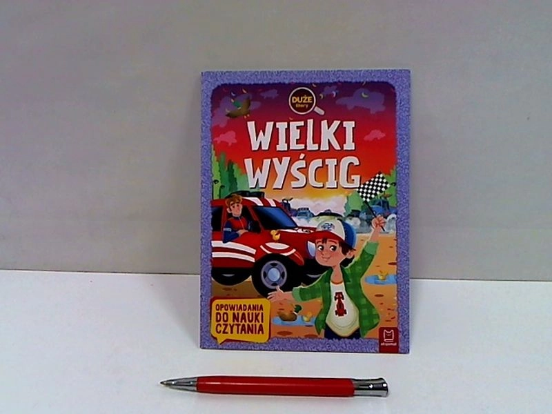 Velký závod – dětská kniha pro nácvik čtení s velkým písmem (Duże litery)