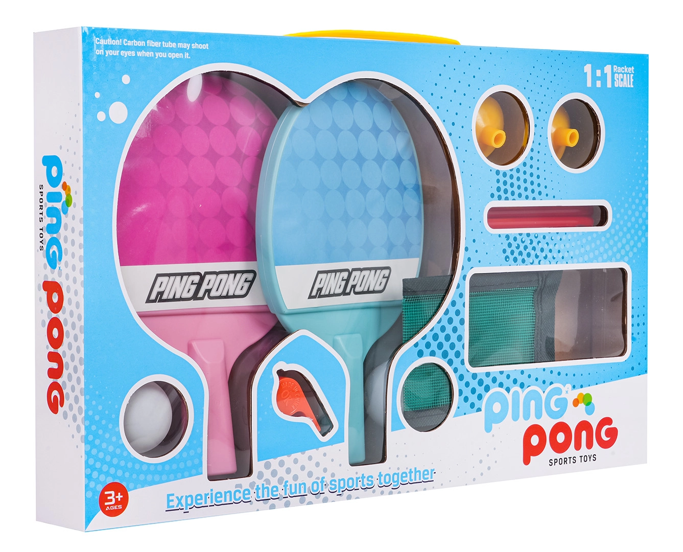 Dětská sada na stolní tenis s přísavkami