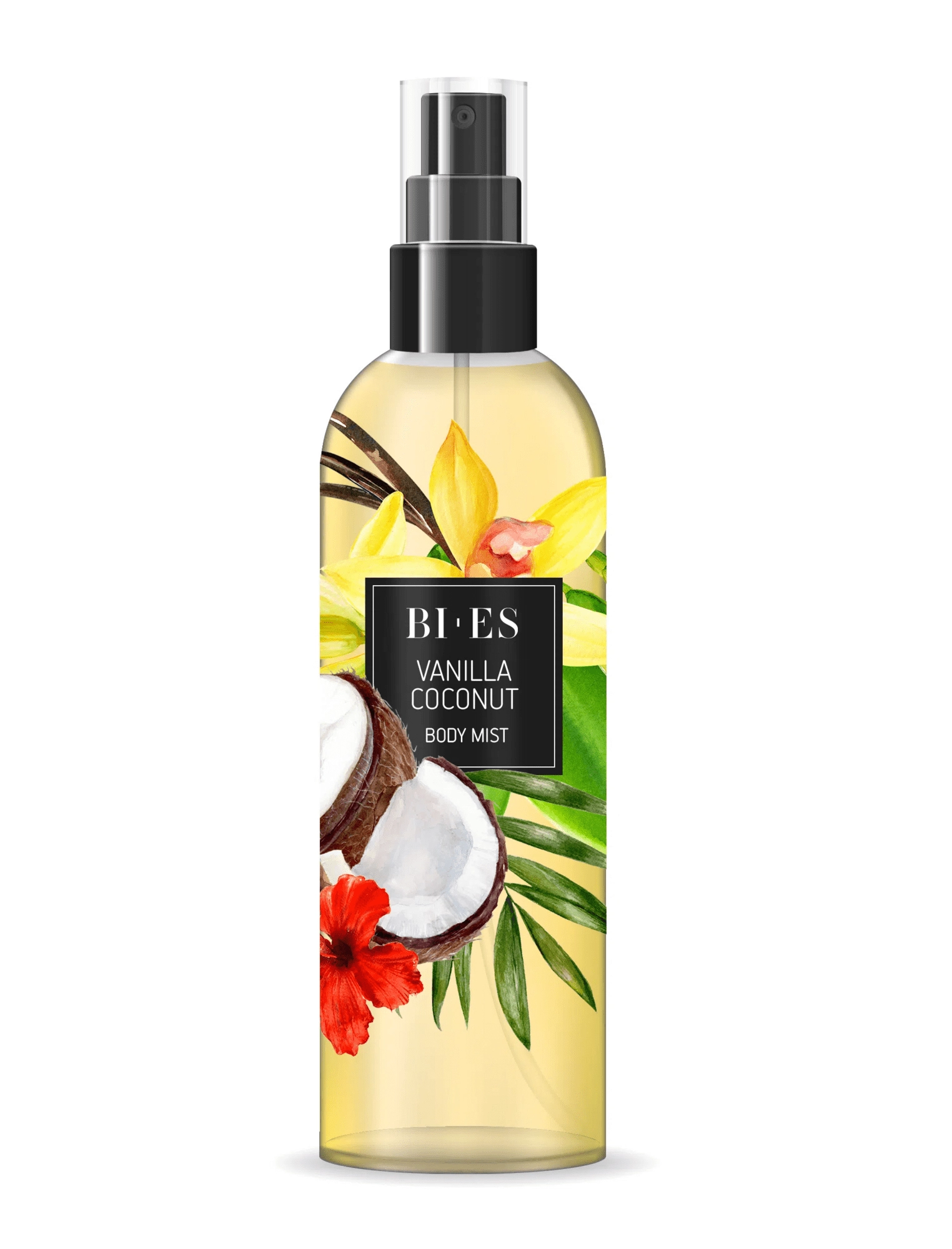 Tělový sprej s vůní vanilky a kokosu 200 ml