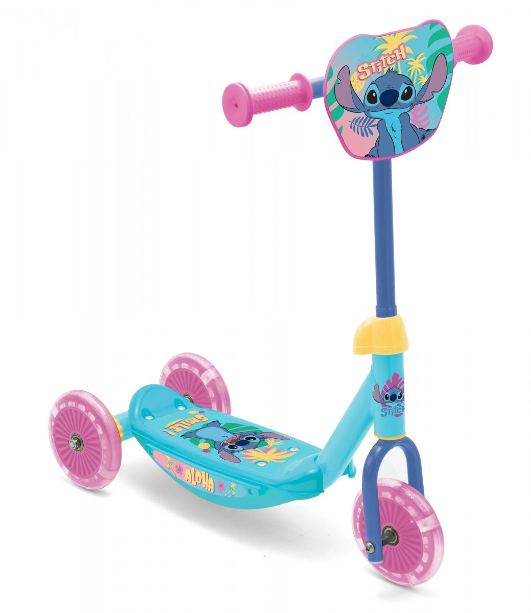 Tříkolová dětská koloběžka Stitch
