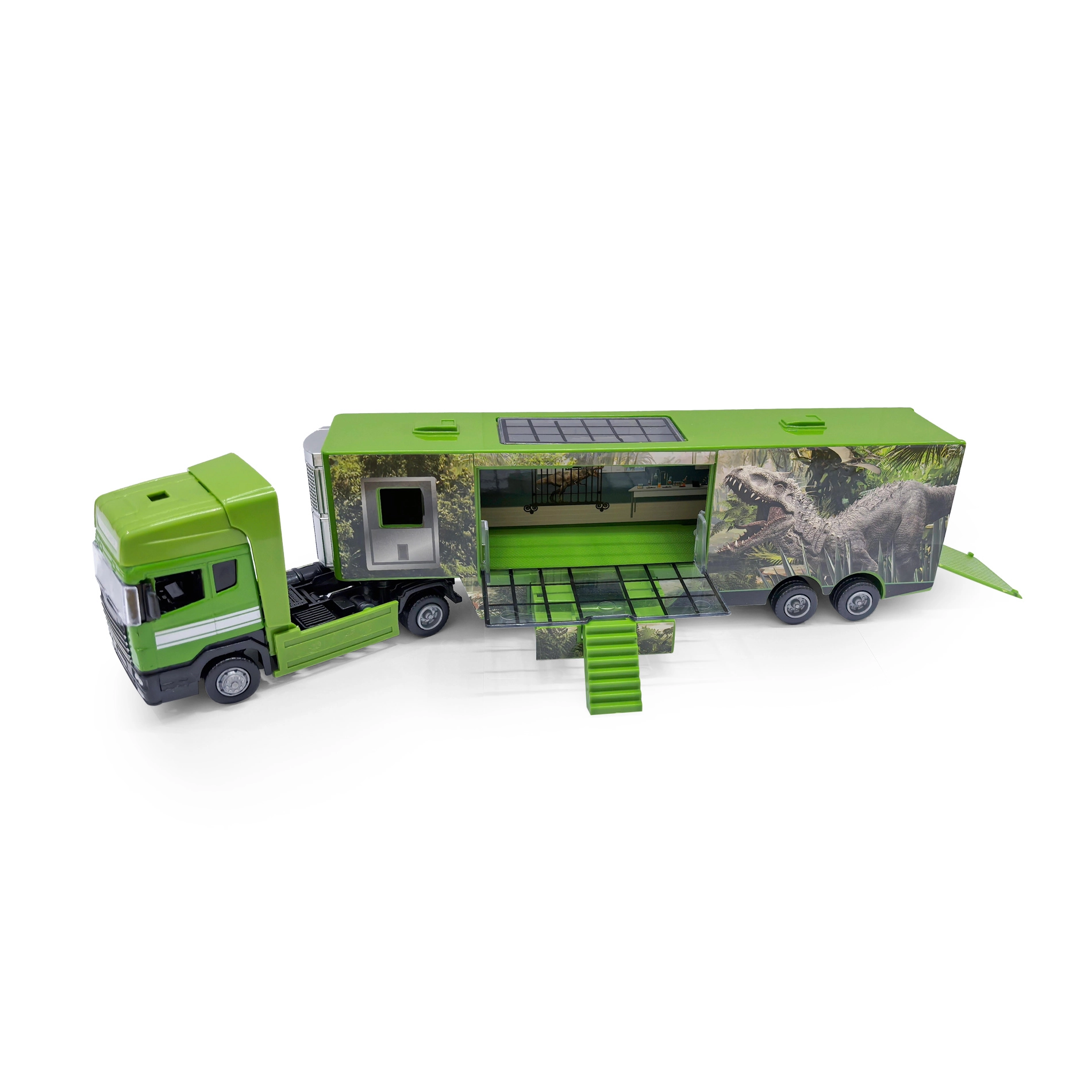 Auto kamion s motivem dinosaura, kov/plast, 32 cm