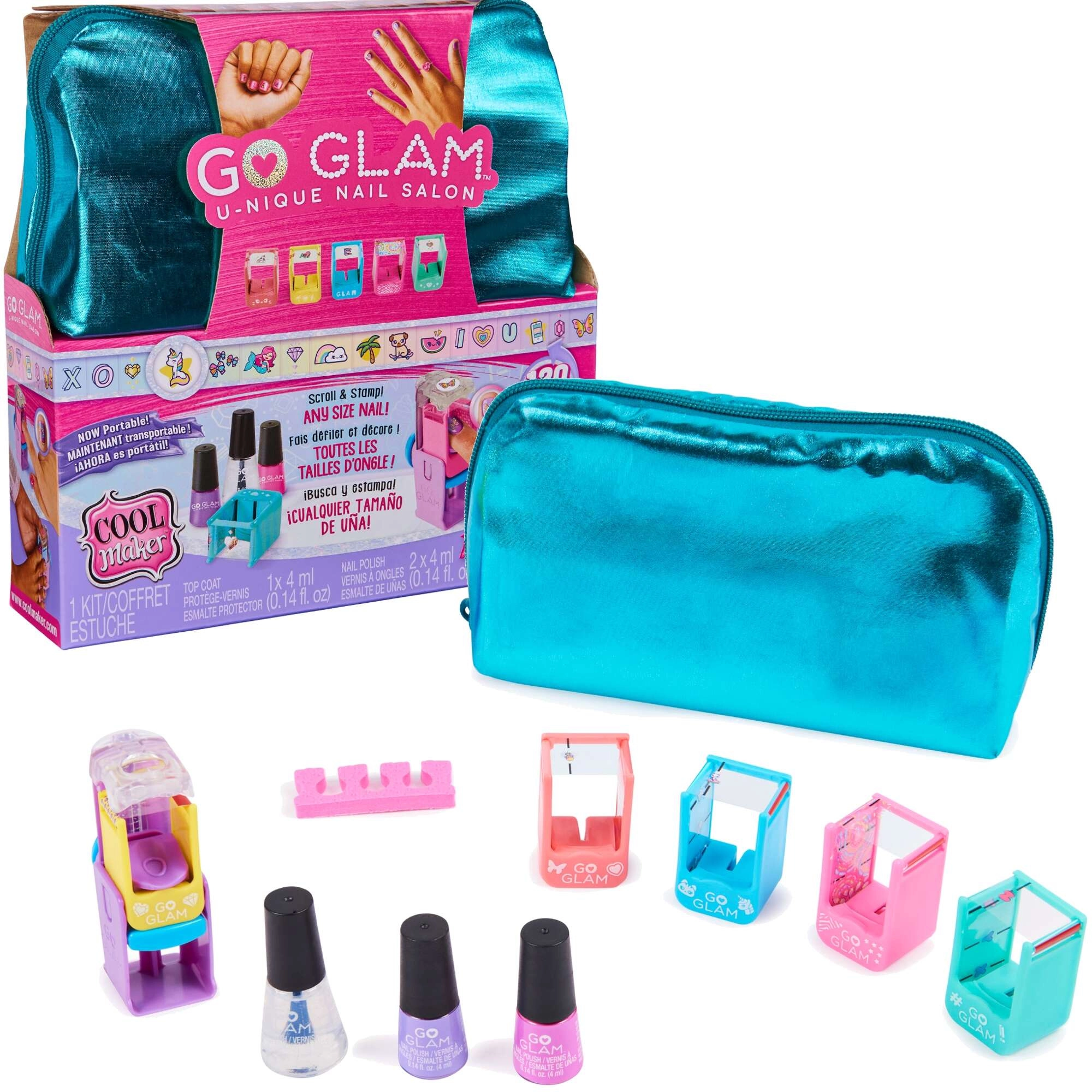 Sada na zdobení nehtů COOL MAKER GO GLAM U-nique Nail Salon