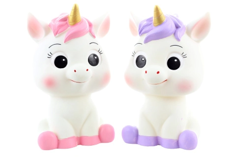 Pokladnička jednorožec z plastu