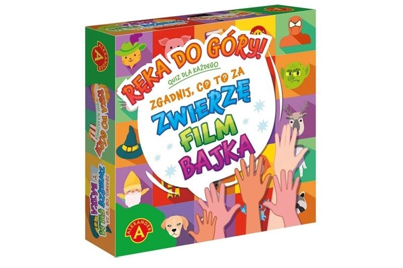 Quizová desková hra Ruka nahoru – zvířata, filmy a pohádky