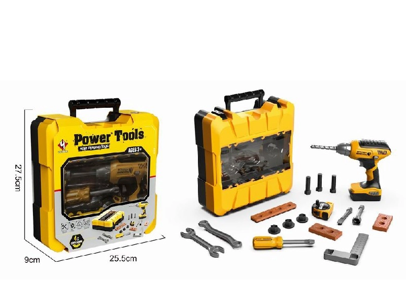 Dětský kufřík s nářadím a vrtačkou