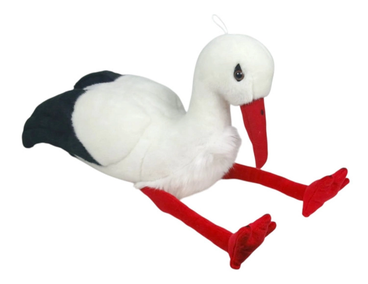 Plyšový čáp 30 cm