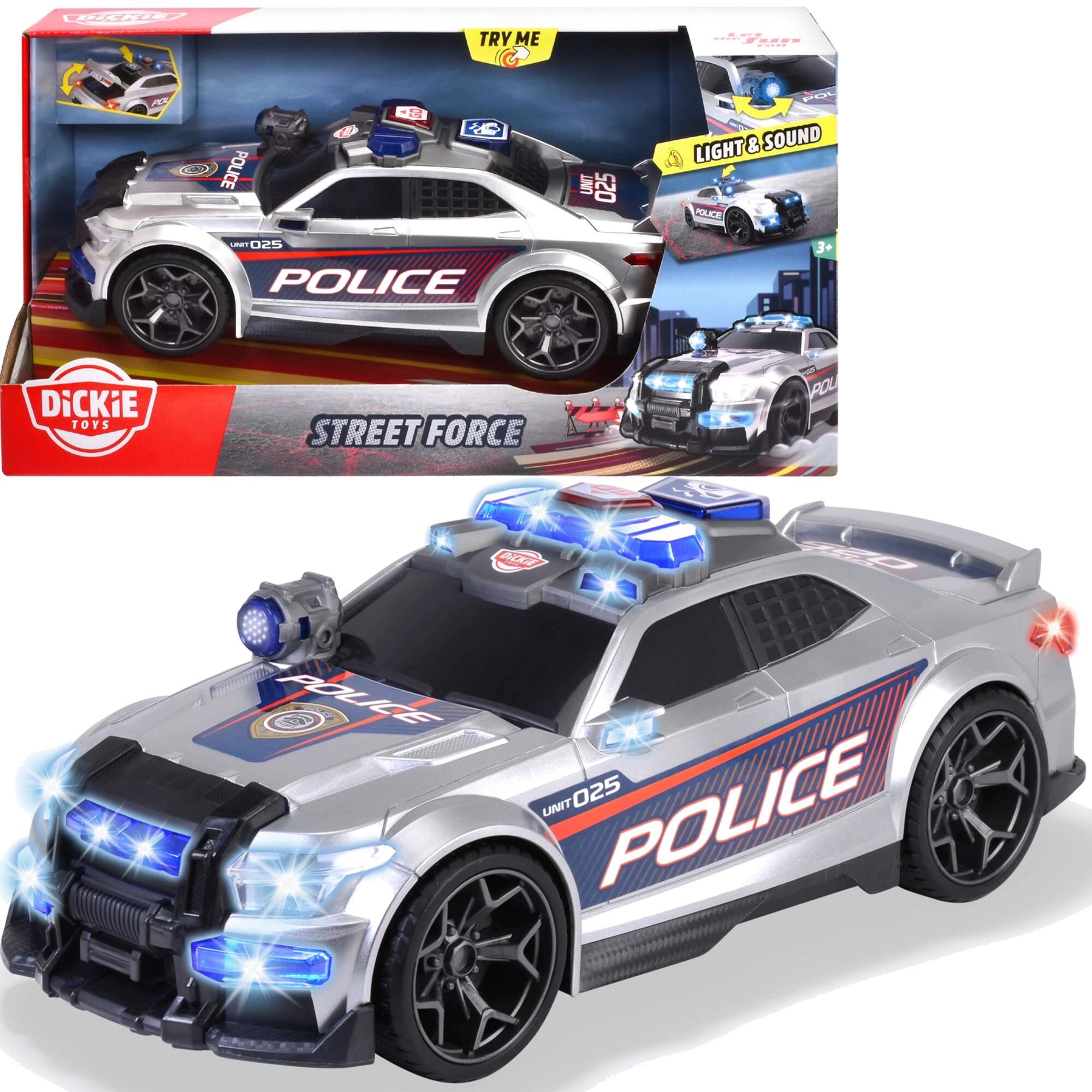 Policejní auto Street Force se světly a zvuky DICKIE TOYS