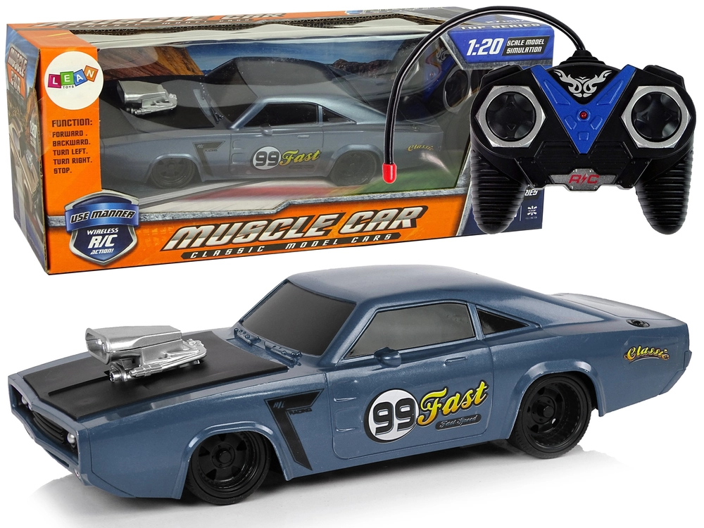 Levně RC sportovní auto 1:20 s dálkovým ovládáním – šedé