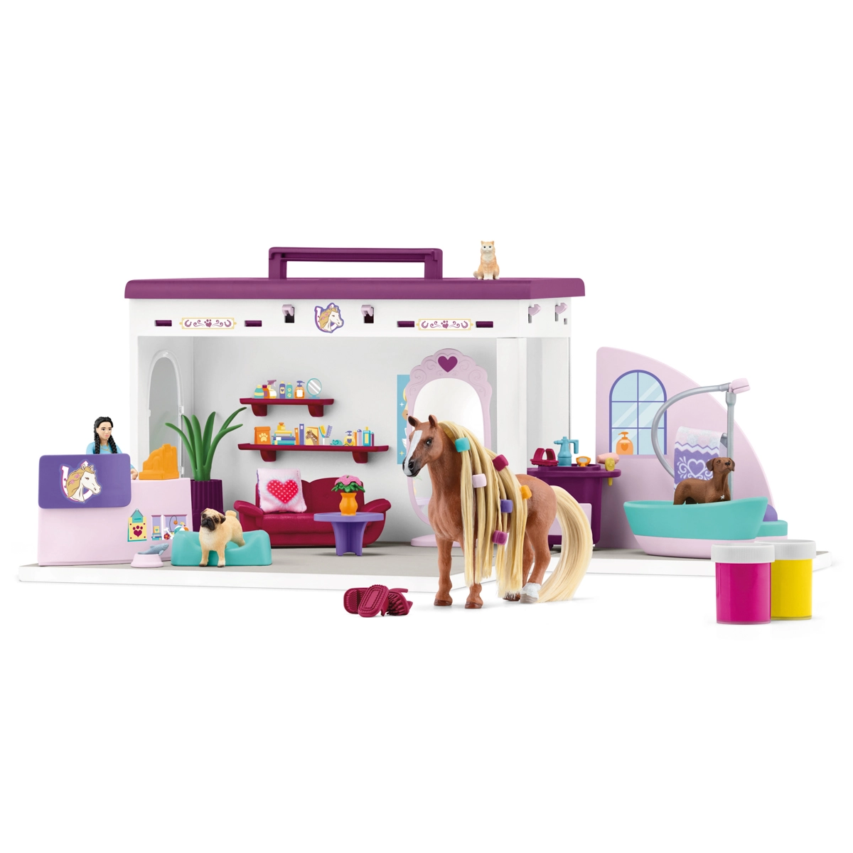 Levně Schleich 42614 Sofiin salon krásy pro domácí mazlíčky