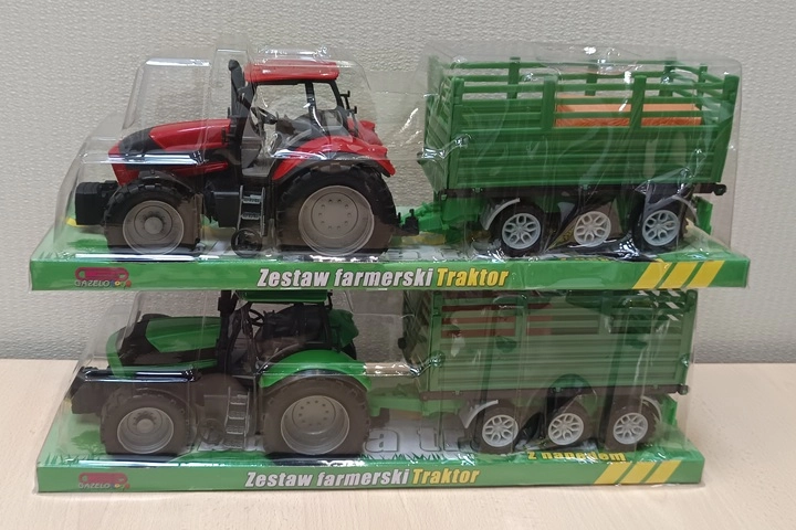 Dětský traktor s přívěsem