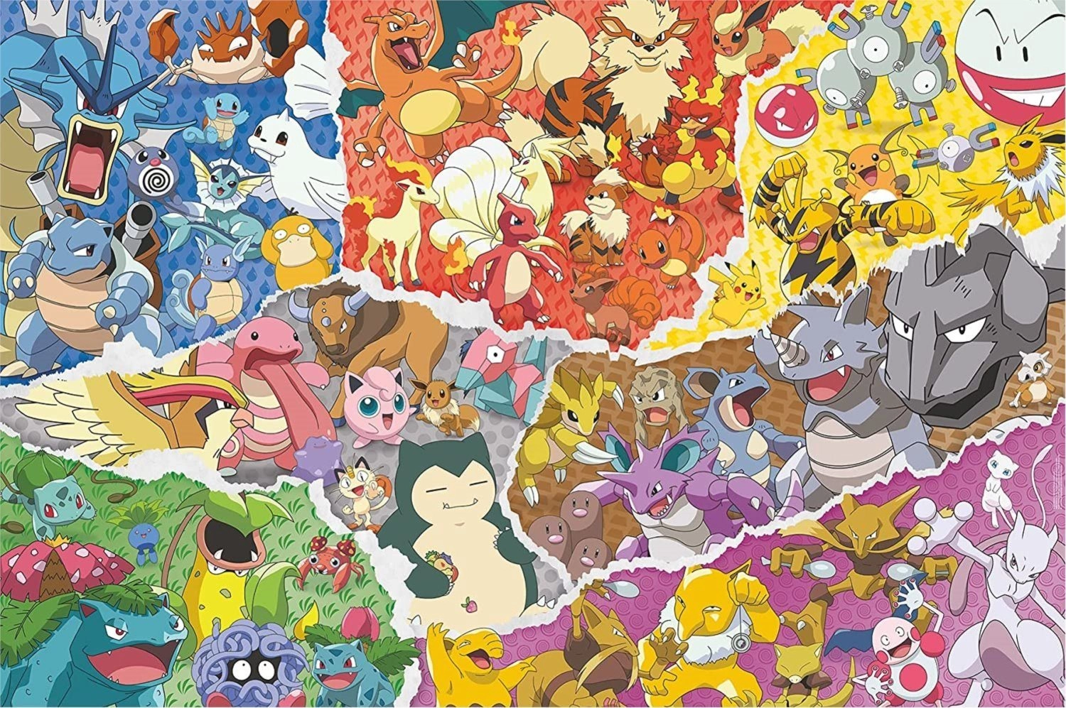 RAVENSBURGER Pokémon Allstars 1000 dílků