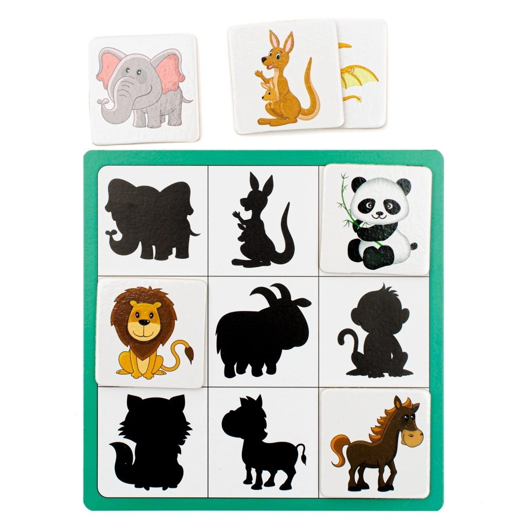 Dětská vzdělávací hra přiřazování stínů Baby Mix