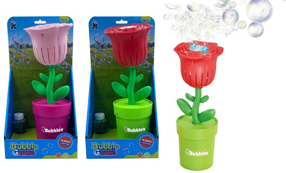 Levně Bublifuk ve tvaru Květiny Růže 29 cm