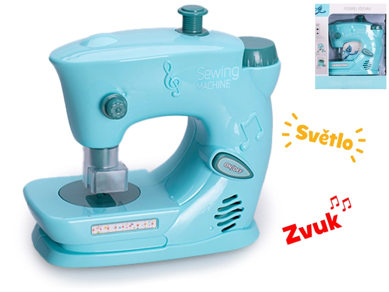 Dětský šicí stroj se světlem a zvukem, 15 × 15 cm