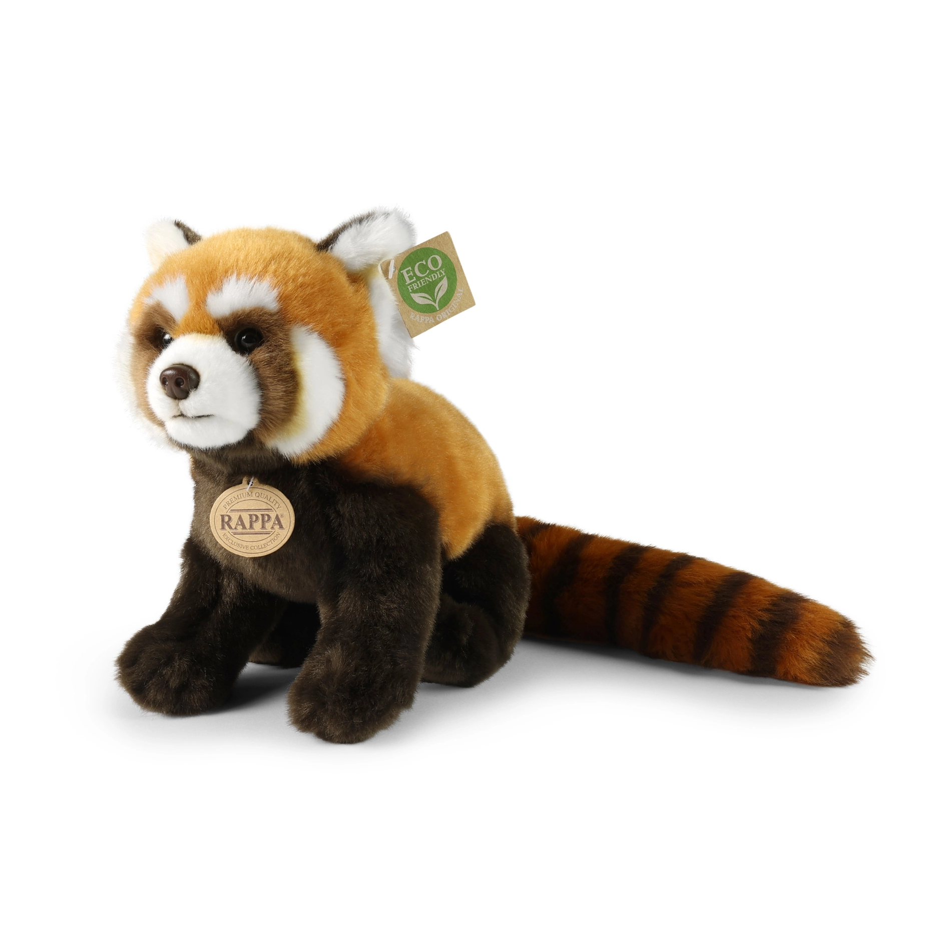 Levně Plyšová panda červená Rappa eco-friendly 28 cm
