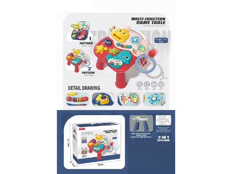 Edukační stolek s basketbalem Dino