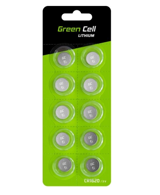 Green Cell CR1620 70mAh 5ks XCR03