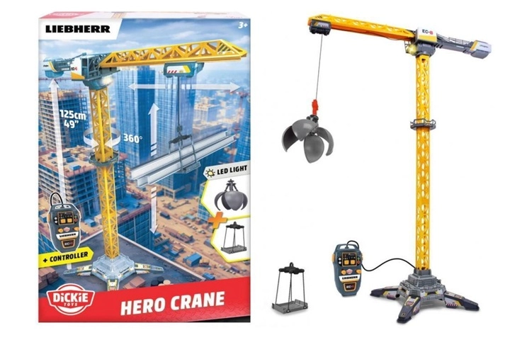 Dálkově ovládaný jeřáb Liebherr 125 cm