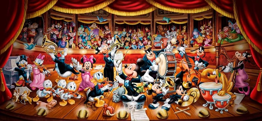 CLEMENTONI Puzzle Disney orchestr 13200 dílků