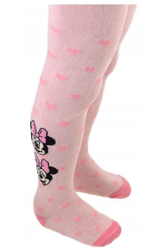 Růžové dětské punčocháče Minnie – Velikost: 110