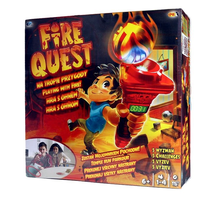 Fire Quest interaktivní dobrodružná hra s elektronickou pochodní
