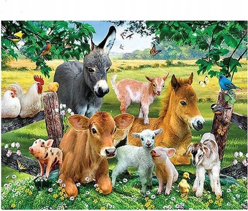 Diamantová mozaika - Zvířata