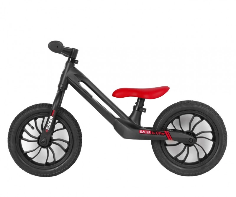 Levně Odrážedlo Qplay Racer Air 12" černo‑červené