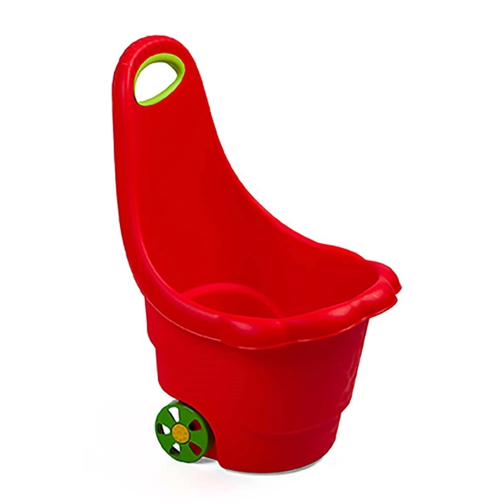 Dětský multifunkční vozík Bayo Sedmikráska 60 cm – červený