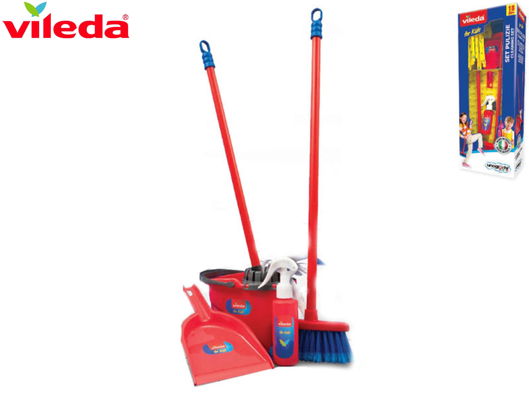 Vileda sada malá uklízečka – úklidový set pro děti