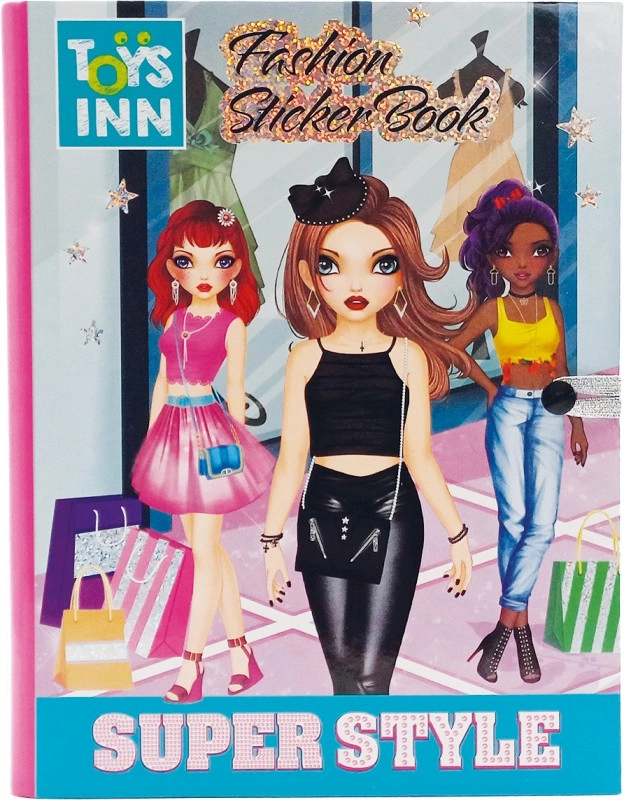 Kreativní samolepková kniha módy TOYS INN