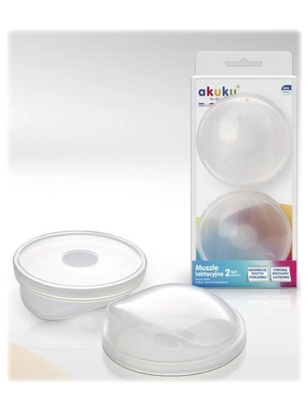 Laktační mušle Akuku 2 ks