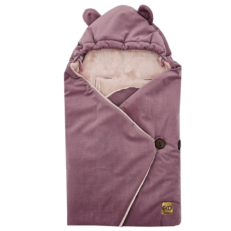 Levně EKO do autosedačky velvet pro 3 a 5 bodové pásy Beige meadow