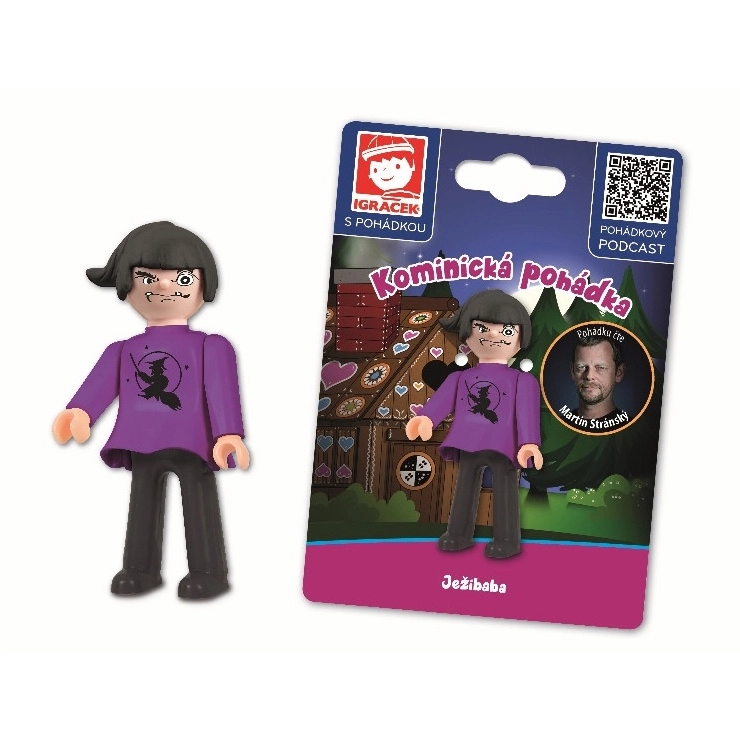 Igráček s pohádkou Kominická pohádka - Ježibaba EFKO – karton, s.r.o.