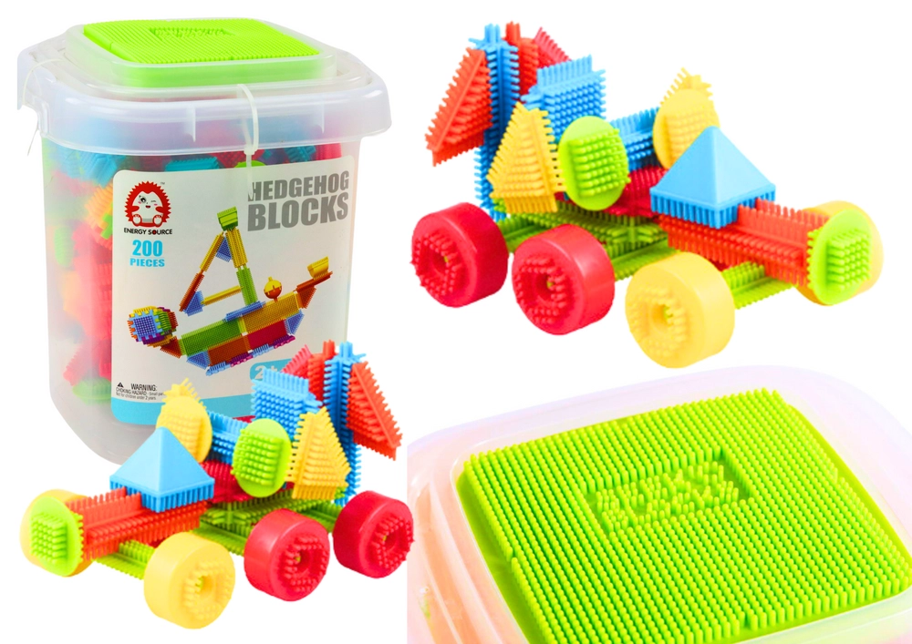 Stavebnice v krabičce 200 barevných dílků