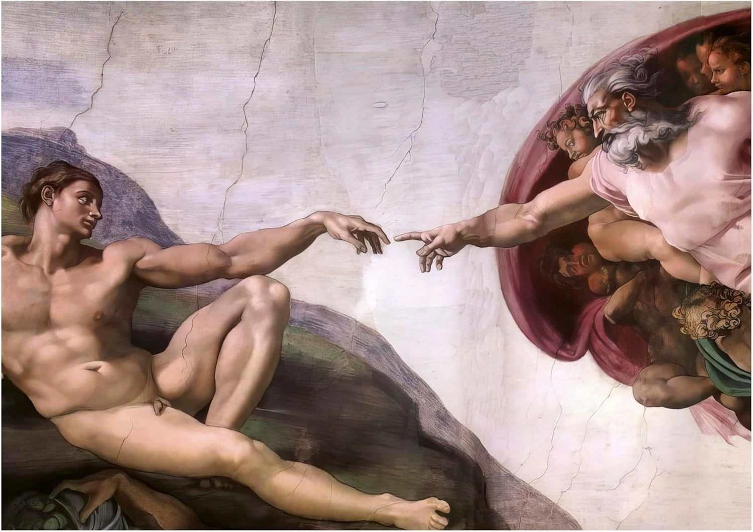 Puzzle Stvoření Adama 1000 dílků EDUCA