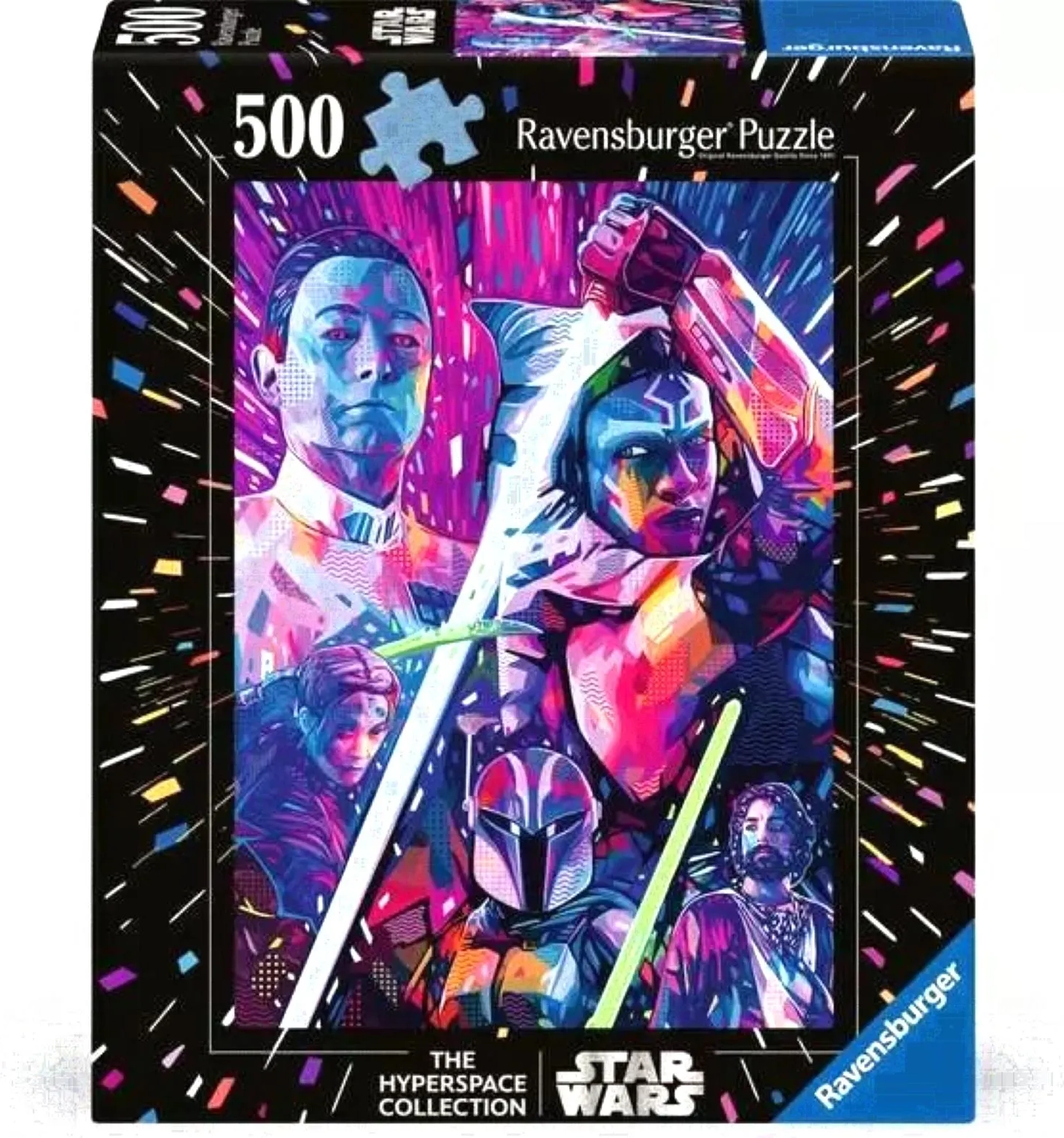 Ravensburger puzzle Star Wars hyperspace: Ahsoka XXL 500 dílků