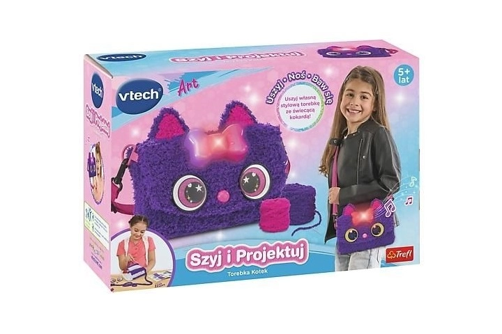 VTech kreativní sada na výrobu kabelky kočička