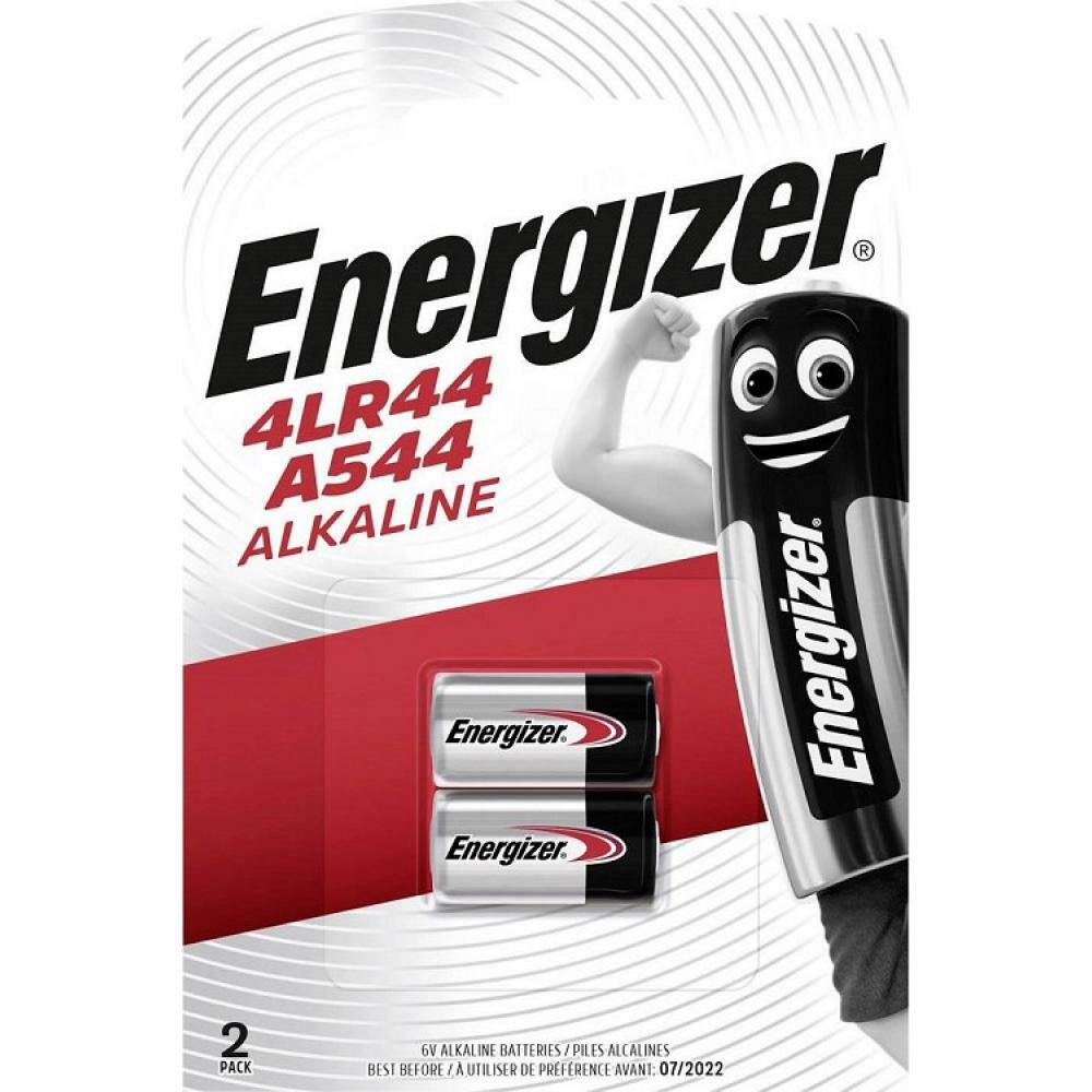 Energizer 4LR44 alkaická baterie - 2ks Červená/stříbrná