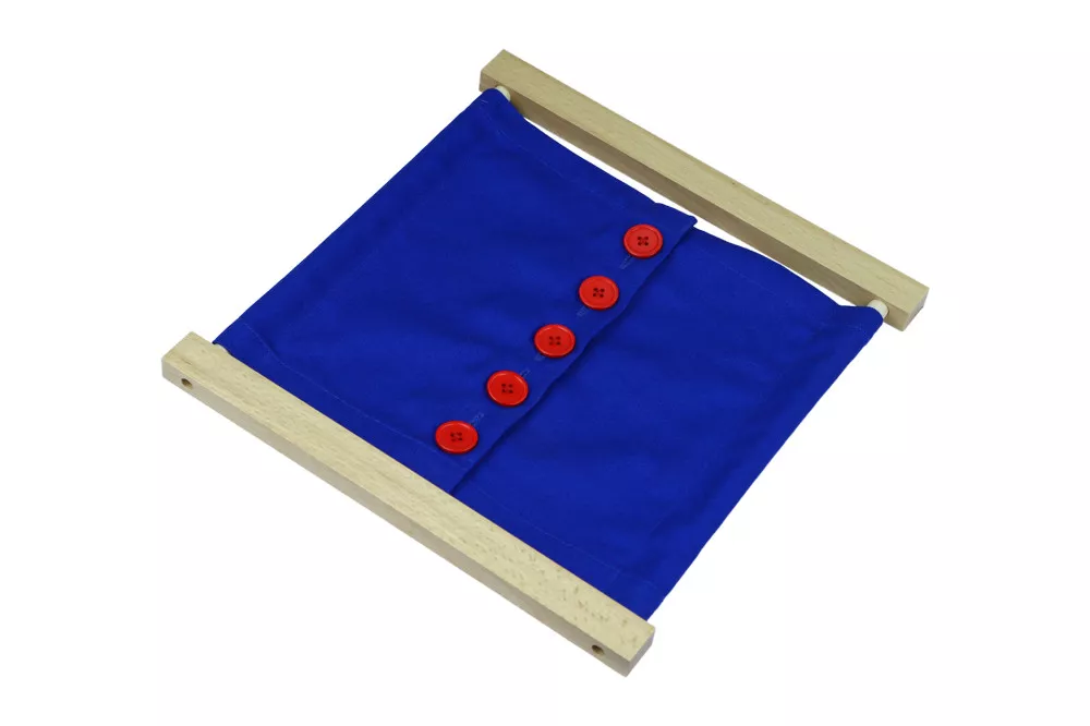 Zapínací rám - velké knoflíky Montessori