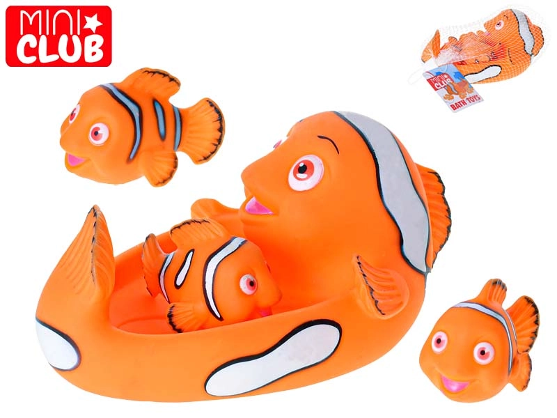 Mini Club ryba do vany s rybičkami 19,5 cm