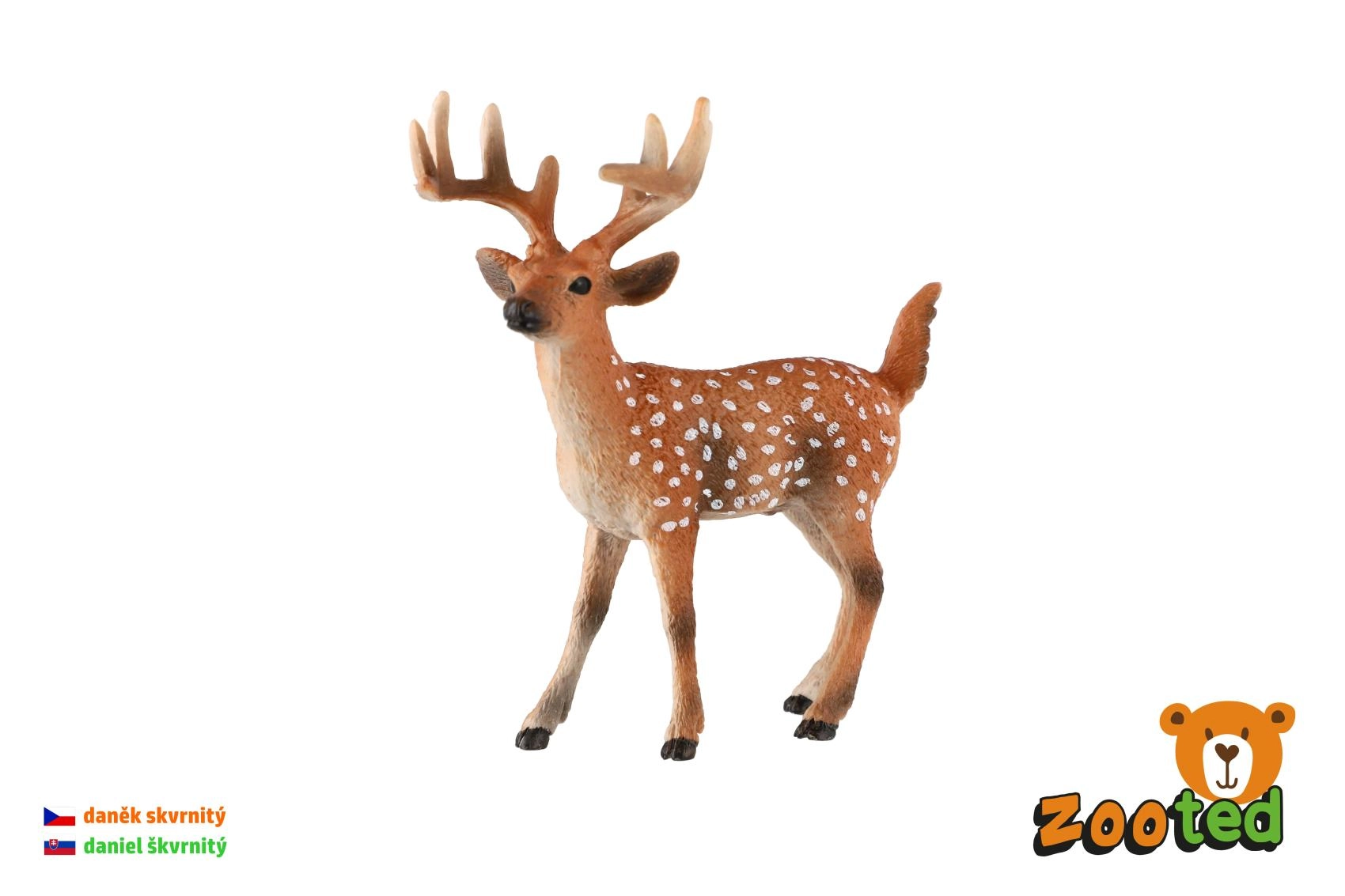 Zooted daněk skvrnitý – figurka 12 cm