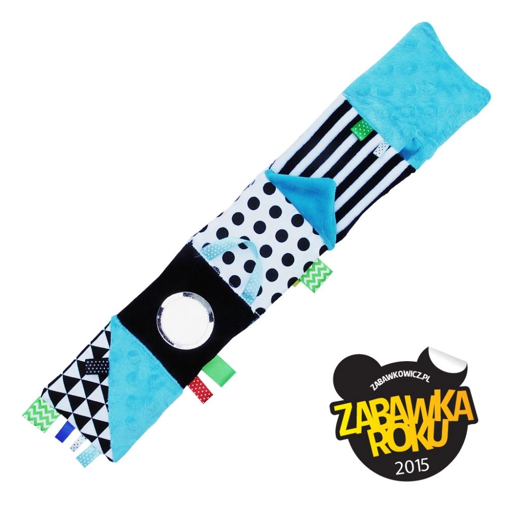 Levně Hencz Toys Malá textilní knížka MINI modrá