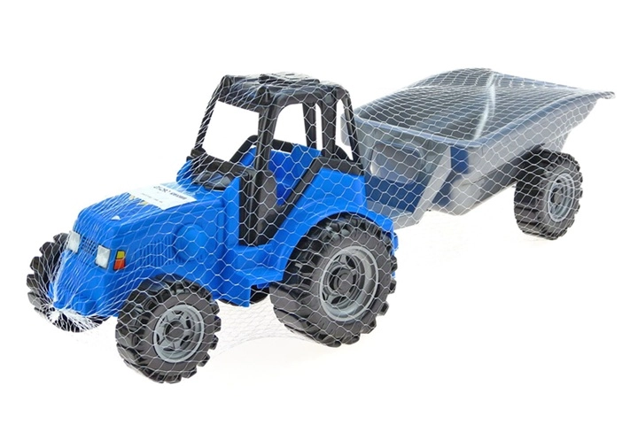 Dětský traktor Big Farmer 206 s otočným přívěsem