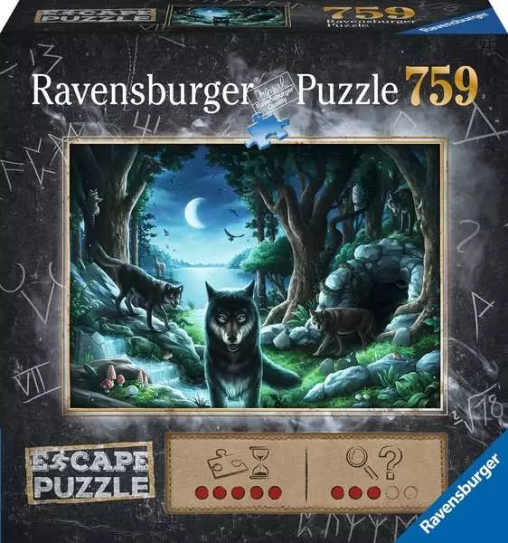 Ravensburger exit puzzle prokletí vlků (759 dílků)