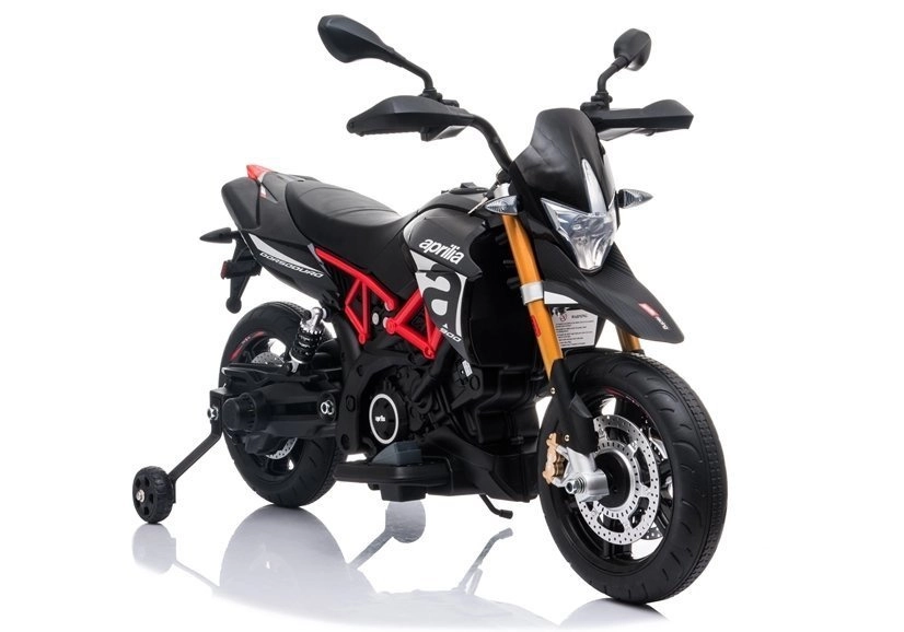 Dětská elektrická motorka APRILIA A007 černá