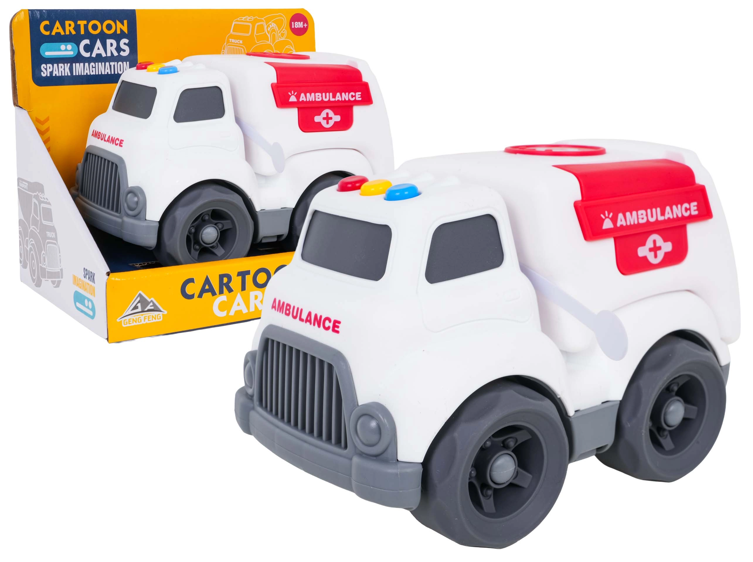 Interaktivní sanitka se světly a zvuky