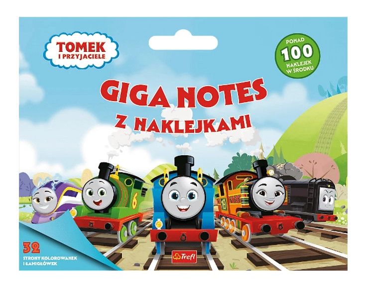 Tomáš a přátelé giga zápisník se samolepkami