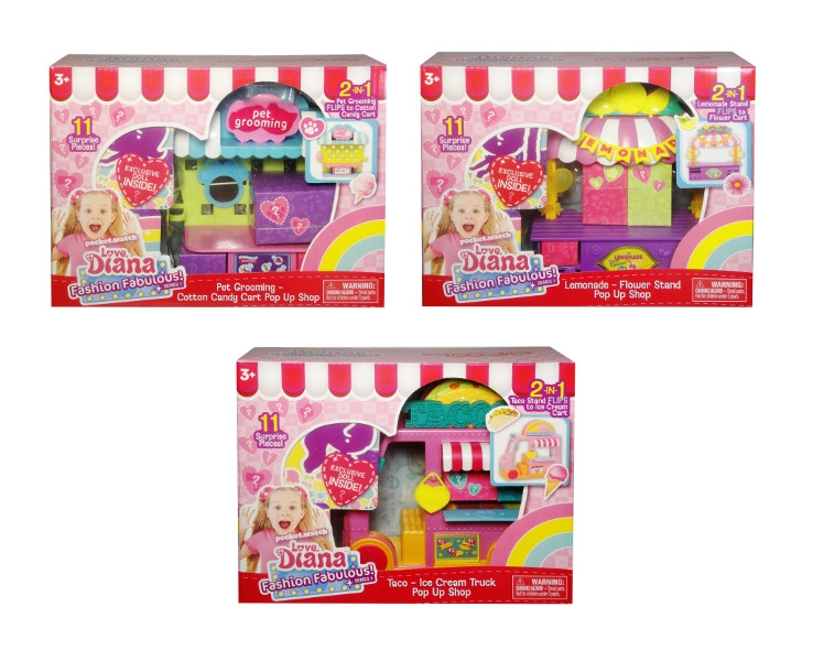 Love Diana panenka se stánkem